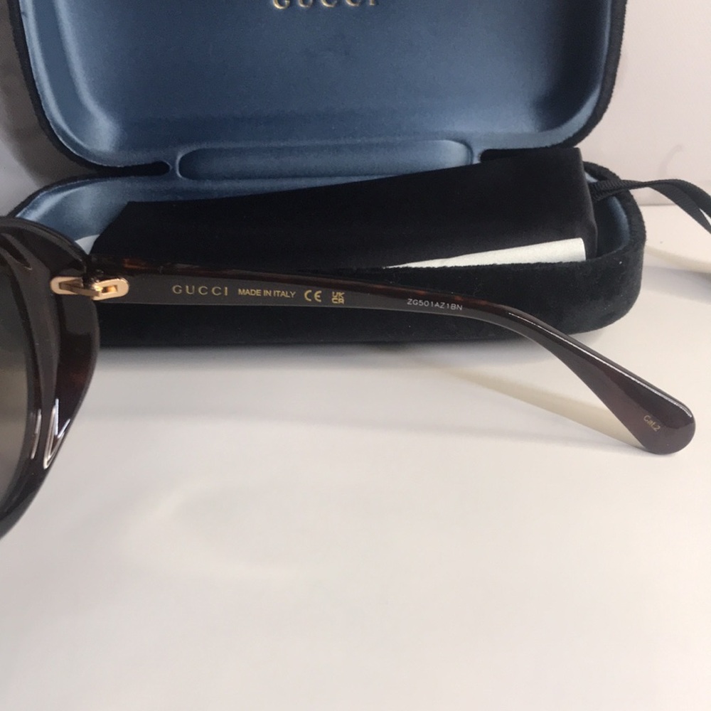 New Authentic Gucci Brown Sunglasses GG0368s 002 - Picture 9 of 13
